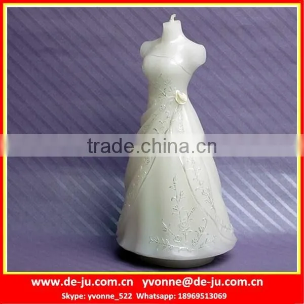Bride Groom Couple Design Beautiful Gift Candle Wedding