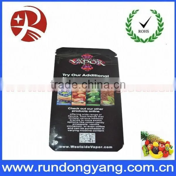 Resealable plastic bag for food