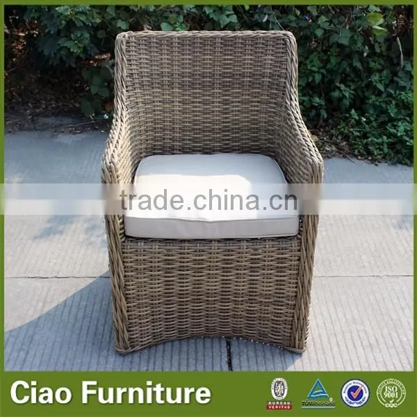 7 mm half round rattan furniture philippine dining table set