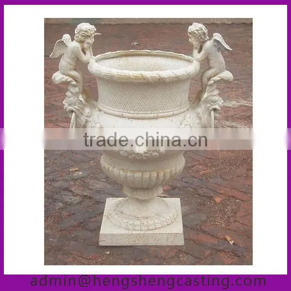 decorative cast iron garden planter urns