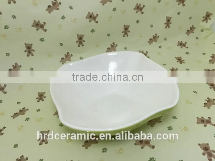 Stocked New Style Ceramic Cupcake Tray Food Dishes / salad bowl