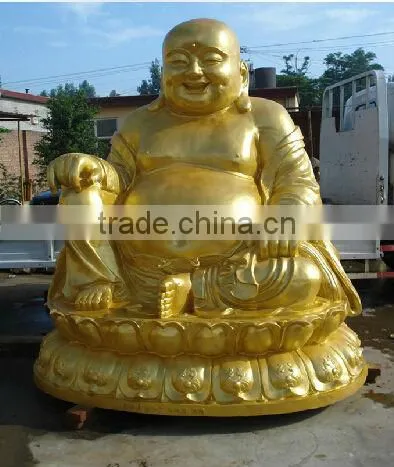 Casting Large Brass Buddha Statue For Sale