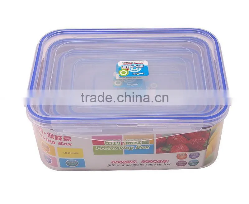 High quanlity food grade plastic crisper box/Storage Boxes/preservation box