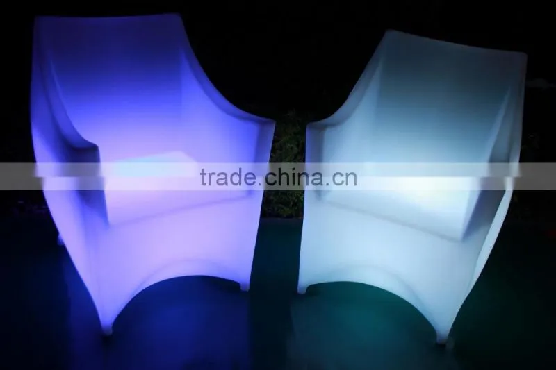High top hotel furniture led sofa