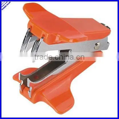 Green double teeth office staple removers