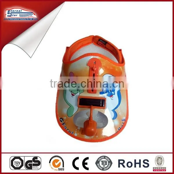 Solar fan cap,Solar cooling cap