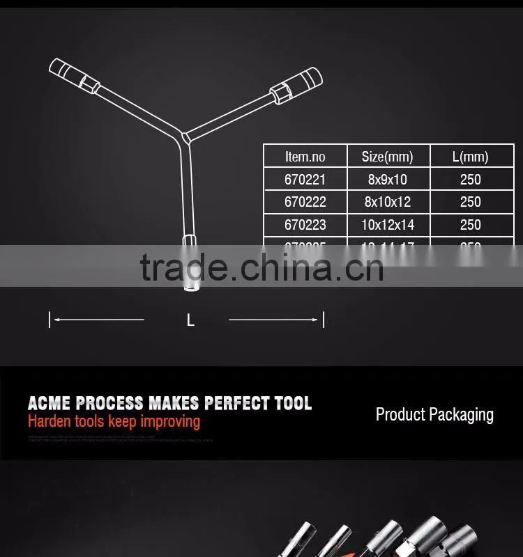 Auto Repairing Professional Y-Type Wrench