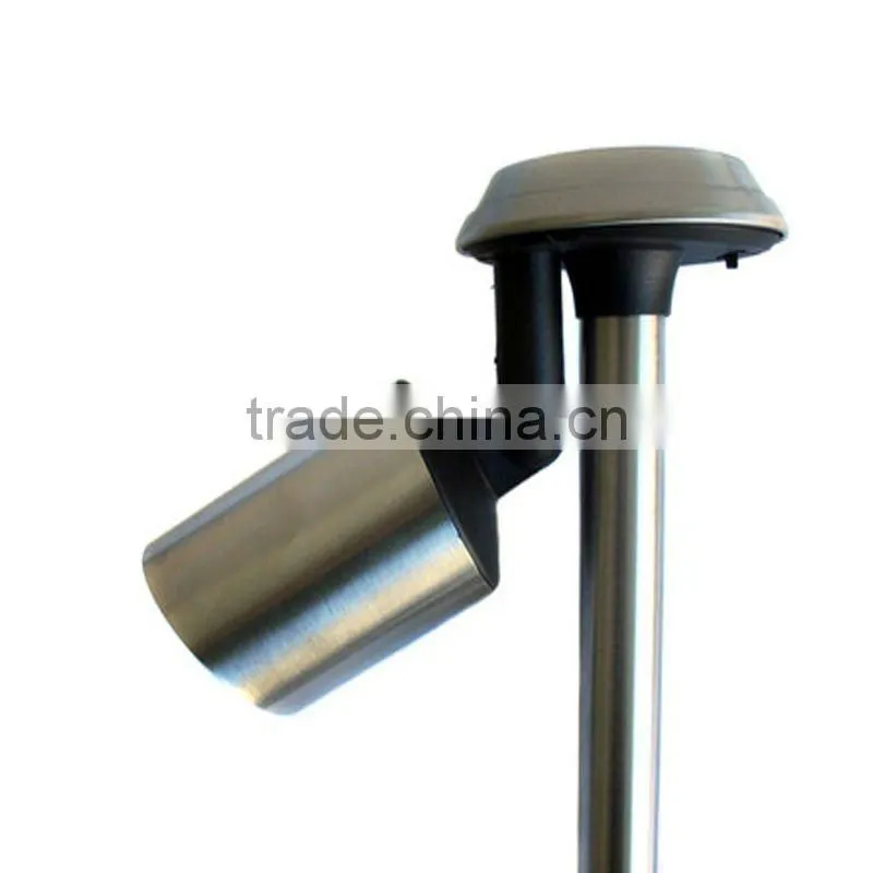 Super bright standing solar garden lamp,stainless steel garden LED light