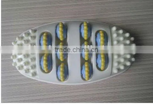 oval ten roller plastic foot massager