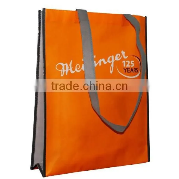 2015 New Arrival OEM Eco-friendly Promotional Custom Laminated Non Woven Bag