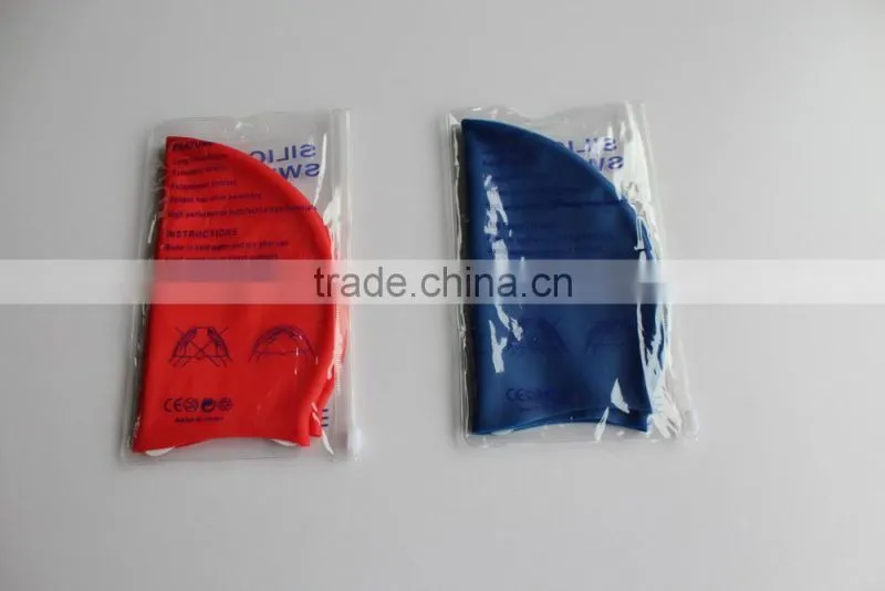 Summer Diving Promotional Swimming Cap,Customized Silicone Swim Cap with National Flag