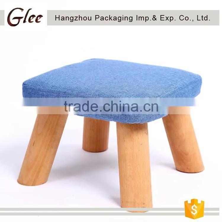 Lovely cute pretty Round Shape Wooden Feet Stool for children