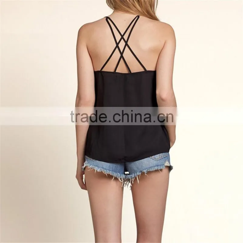 Spaghetti Strap Cutting for ladies Tops