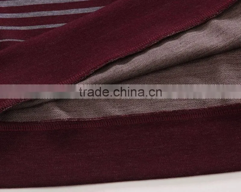 custom high quality full sleeve mens slim cotton /polyester t shirt