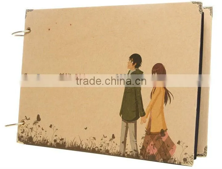 Custom fashion DIY handmade craft paper photo album