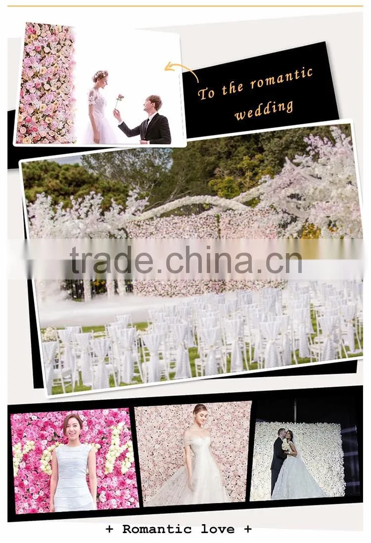 wedding/birthday/party /festival flowers wall wedding backdrop &wreaths type wall backdrop decorative flowers