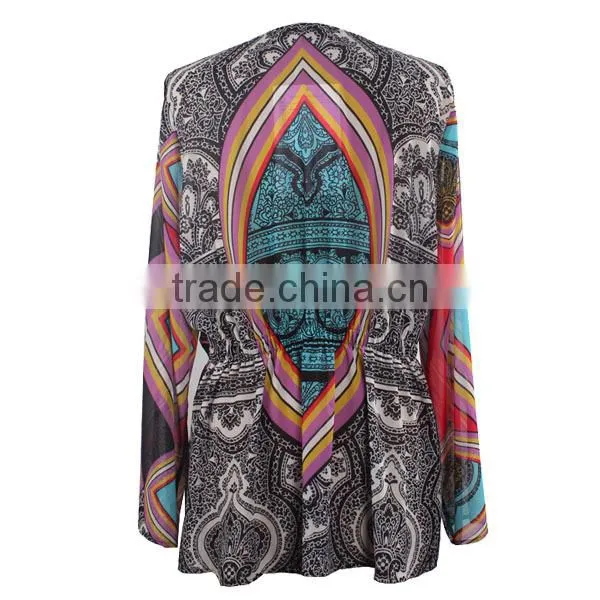 Most comfortable long sleeve new designed ladies cotton tunics