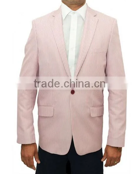 Men's Slim Fit Fashion One-button Blazer