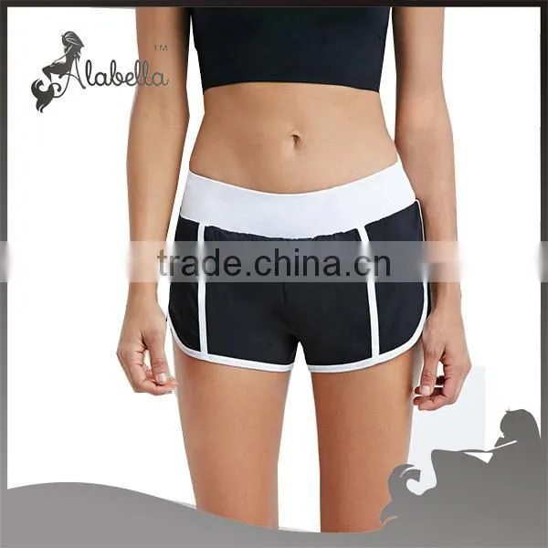 Colorblock Woven Running Shorts of fitness&yoga wear shorts