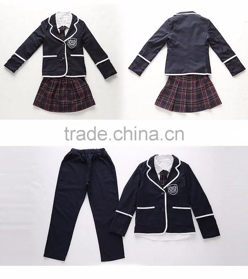 Back to School Clothes Bulk Wholesale in School Uniform Factory Cheap Price School Uniform Design