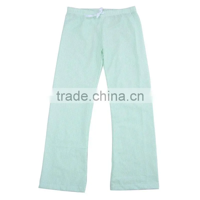 New style personalised monogrammed seersucker Pajamas Pants