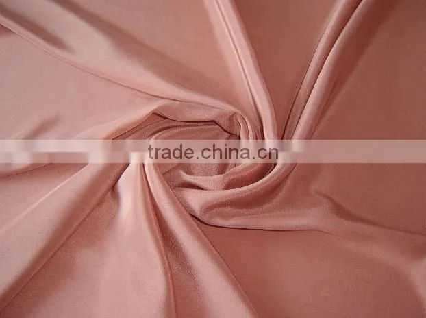 100% silk crepe satin fabric
