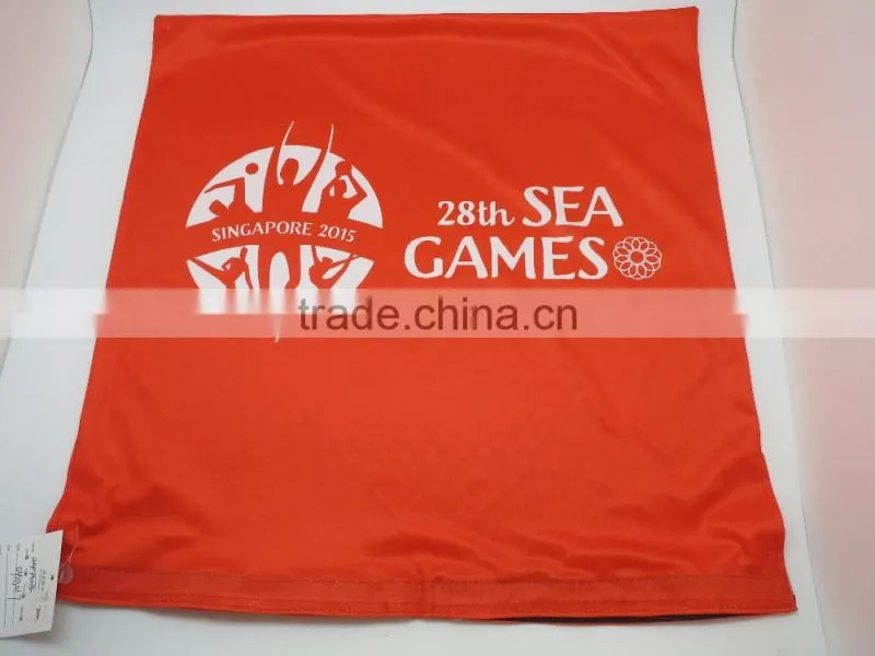 Hot sales good quality custom design orange spandex chair cover
