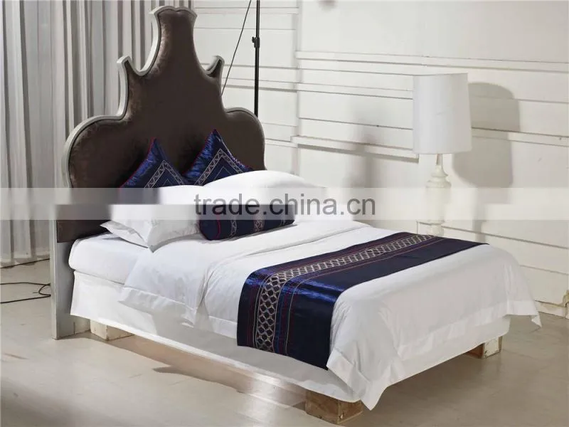 Customized professional hotel textile bed linen bedsheet duvet cover high quality