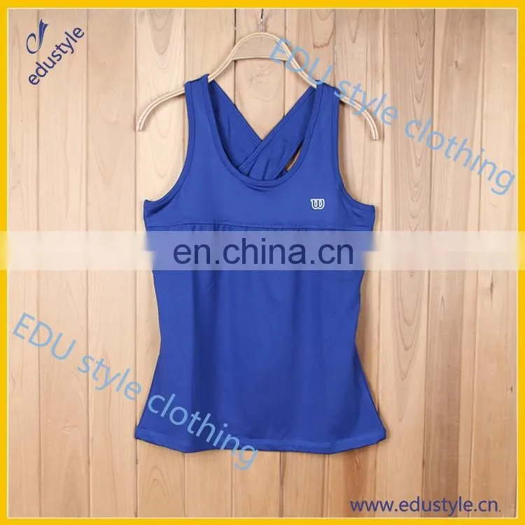Wholesale Personalized Blank Black Ladies Tank Tops