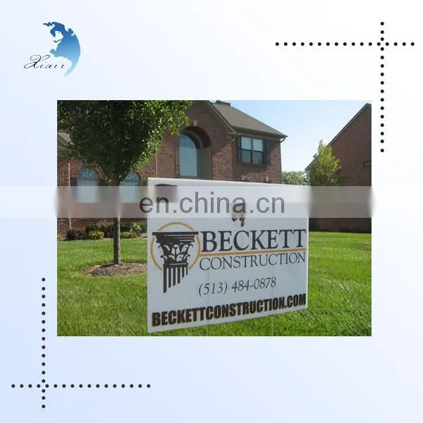 Chinese supplier high quality custom logo advertising metal plate