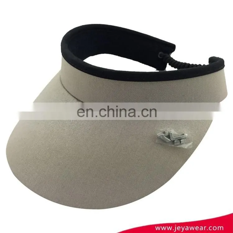 Wide brim visor cap with elastic cable conductor for girl