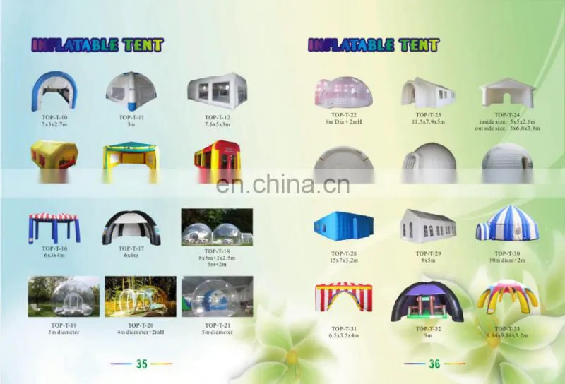 Good quality inflatable bule beach tent,inflatable tent rental