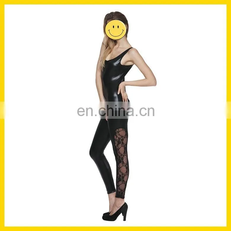 new arrival fashion leather and latex catsuits,latex spiderman catsuit costume,ladies leather dress