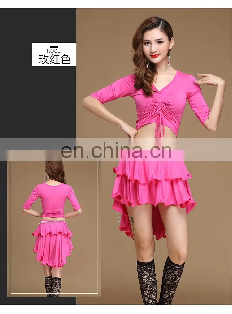 T-5180 Fashion modal and milk silk belly dance wear