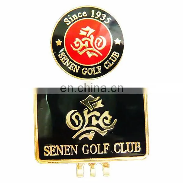 2016 customised Golf marker Hat clip /clip ball marker