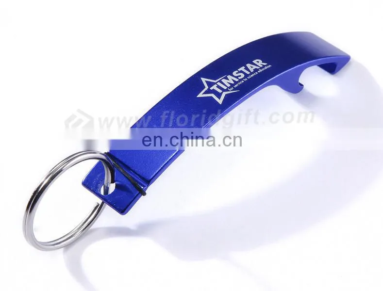 Advertising gift mini simple cool funny bottle opener keychain with custom logo