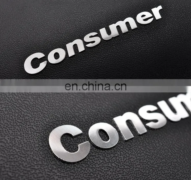 Hot Selling Metal Sticker Logo,Aluminum Separate Logo