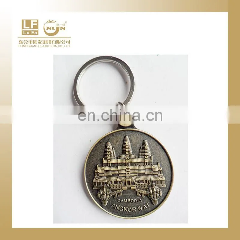 key shaped and heart shaped key chain