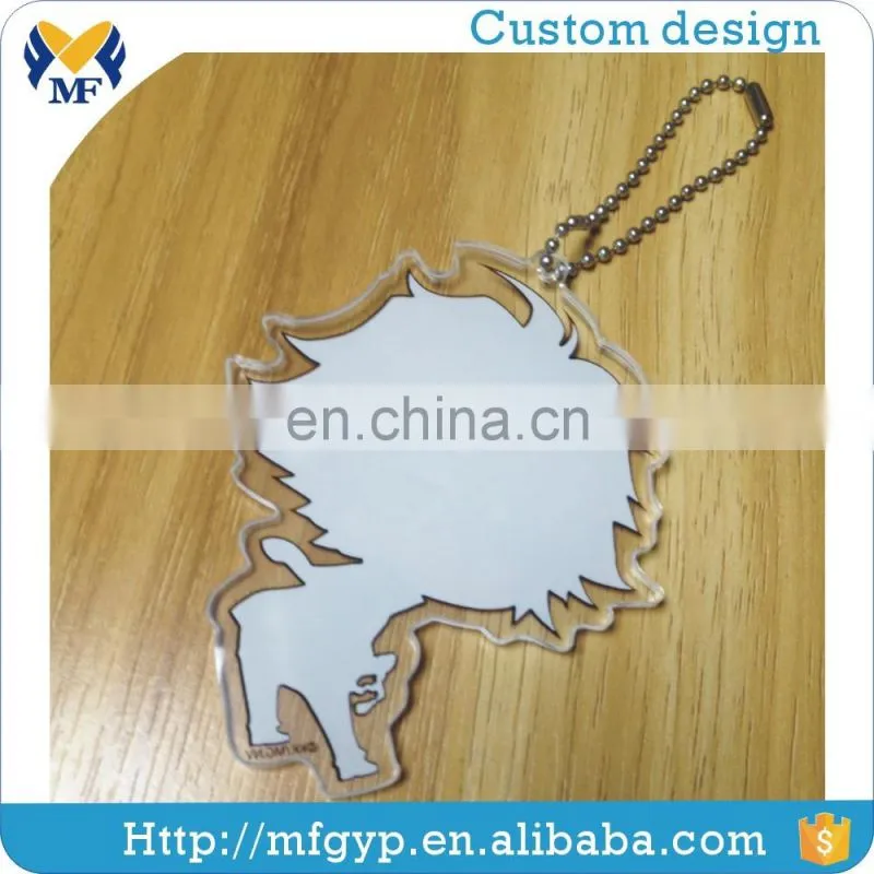 Made in China promotional metal square keyring