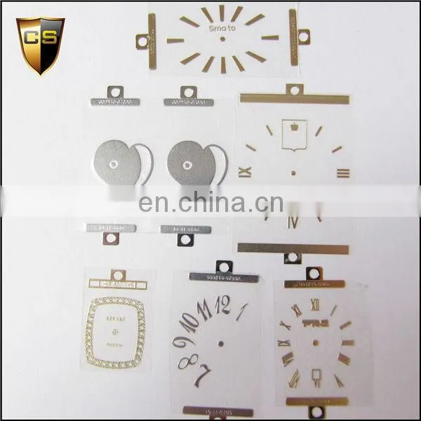 Real gold plating ultrathin comes with 3M glue sticker