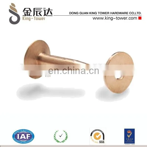 stocked solid steel small rivets for belt (with ISO card)