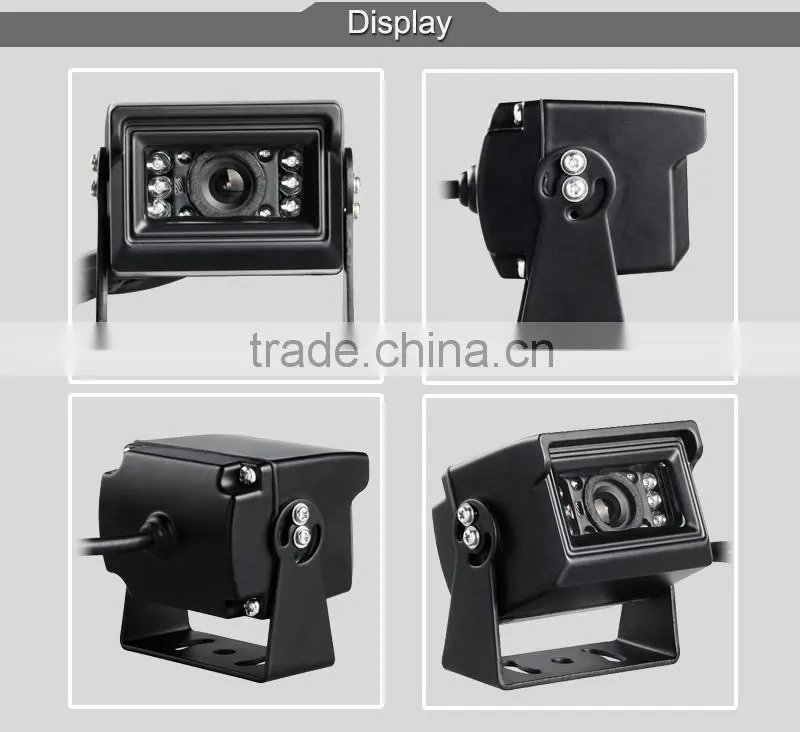 Ir night vision rear view camera color ccd backup reverse car parking camera