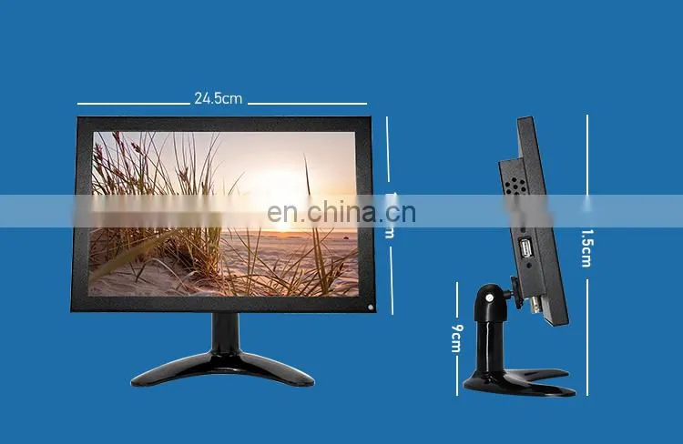 10.1inch Metal Case Monitor IPS panel Wide Screen 1280*800 Full viewing angle Touch Screen