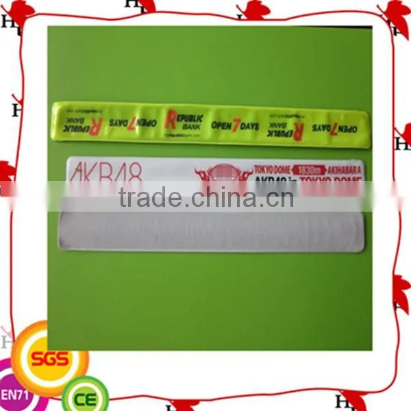 High quality Reflective Slap Wrap And Reflective Armband,Reflective Wristband