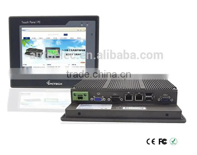 P080S Size customizable China all in one pc industrial embedded fanless window linux system 32g high resolution pc