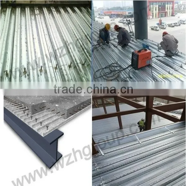 high quality galvanized concrete floor deck