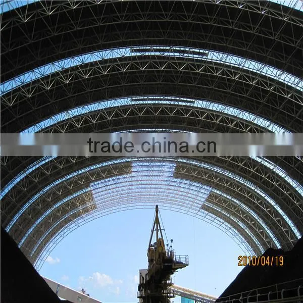 Reasonable price arched steel space frame building