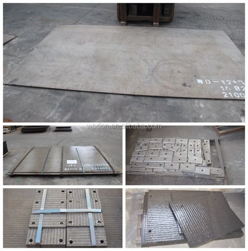 Chromium Carbide Overlay Wear Resistant Hardfacing Steel Plate with high hardness