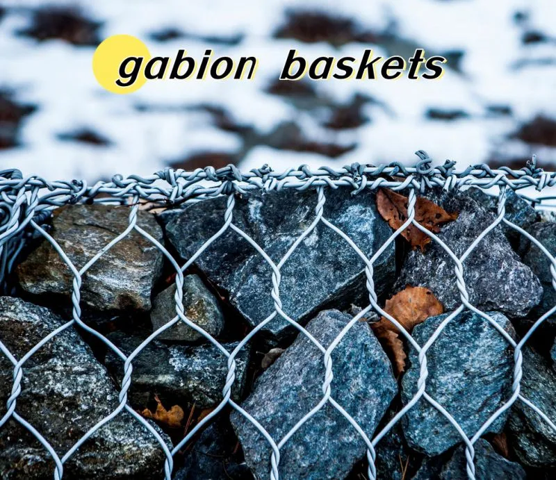 Galvanized Iron Wire Mesh Gabion Basket for Slope Protection