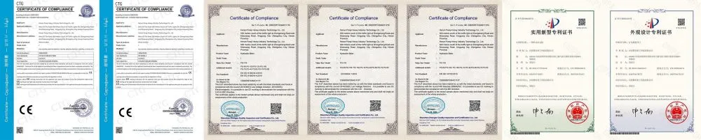 CE ISO certificates